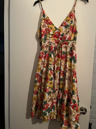 Vestido de tirantes estampado