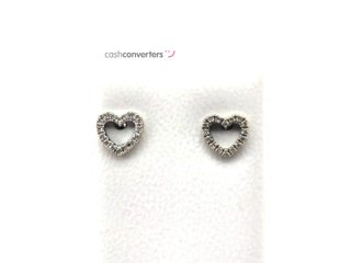 pendientes oro 18k con piedra con diamante