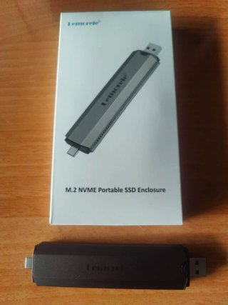 Carcasa Pendrive SSD M.2 NVMe Lemorelle