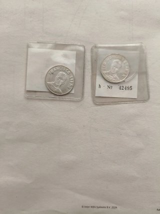 Monedas Francisco Franco y Liaño
