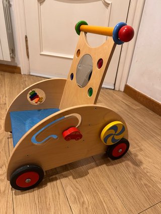Andador Caminador Madera Haba