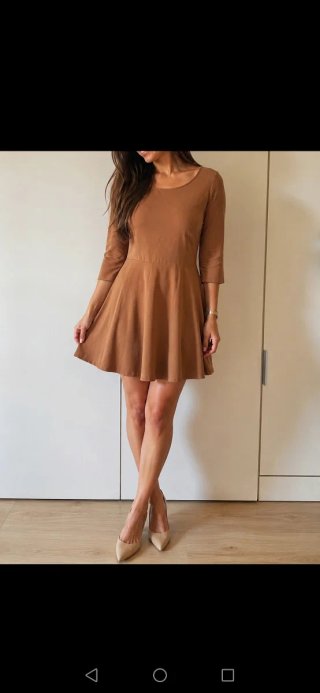 Vestido Marrón Talla M