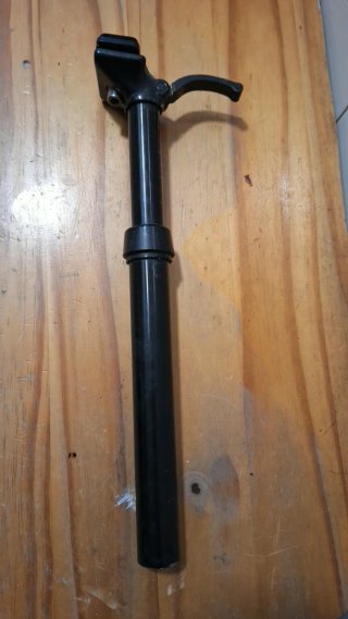 Tija telescópica de bicicleta
