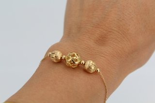 Pulsera Mujer Esferas Oro 18k.Ref:043-05-00305.