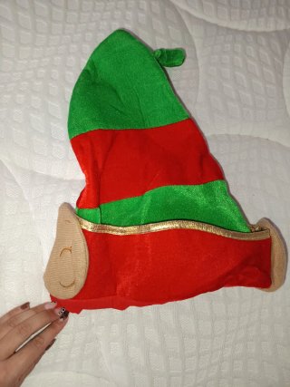 Gorro de elfo navideño