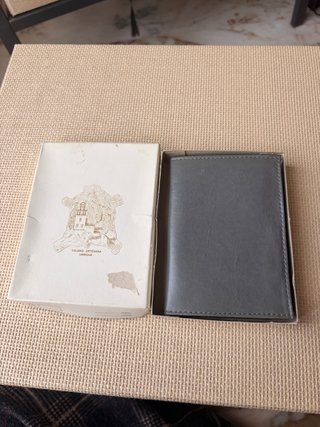 Cartera gris Ubrique artesanal