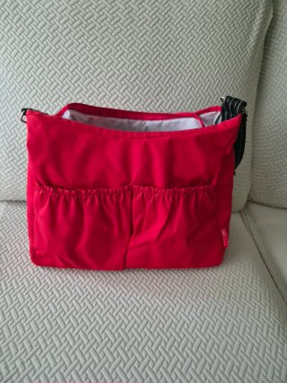 Bolso para carrito de bebé rojo
