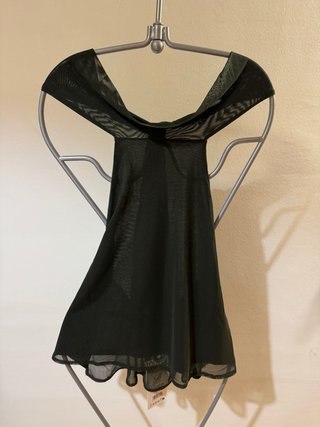 Top Halter de Tul Stradivarius con pañuelo cuello