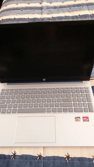 Portátil HP Plata y Negro