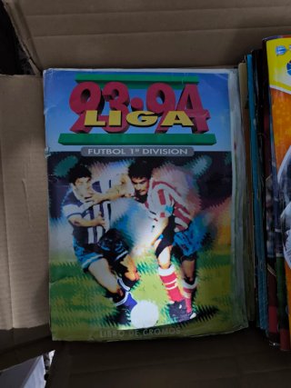 Álbumes de Cromos Liga este y panini