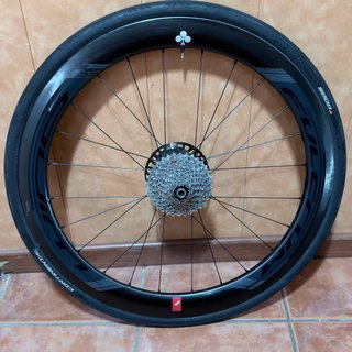 Ruota anteriore e posteriore Fulcrum in carbonio