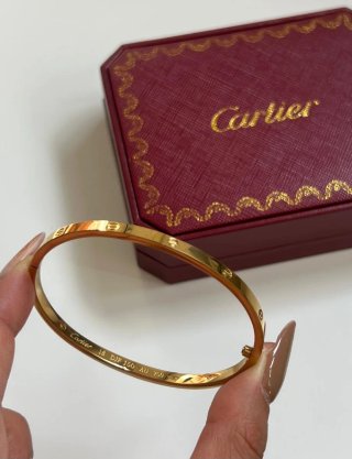 Pulsera Cartier Love acero inoxidable dorada nueva