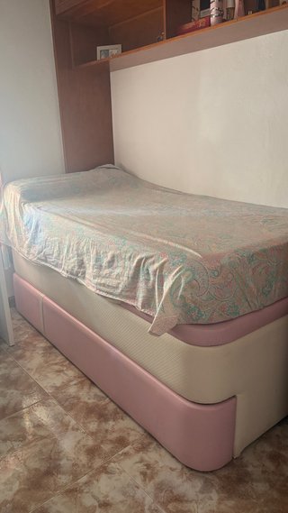 Cama 90 con canapé y cama extraíble 80