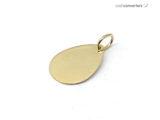 colgante oro 18k con piedra con circonita