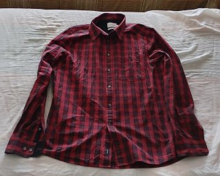 Camisa Calvin Klein cuadros roja L