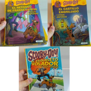 SCOOBY DOO-3 Libros Nuevos-Buena Edición