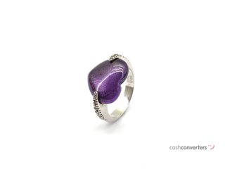 anillo plata 925mm con piedra con circonita t. 18 (18,47 mm)