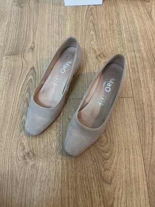 Zapatos de ante beige Mimao