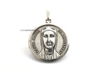 medalla plata 925mm