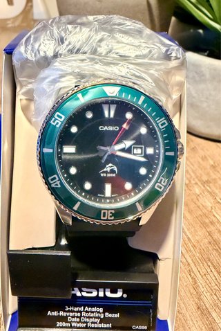 Reloj Casio MDV-106 “Starbucks”, Marlin.NUEVO