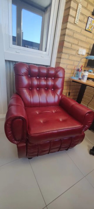 Butaca Retro Roja