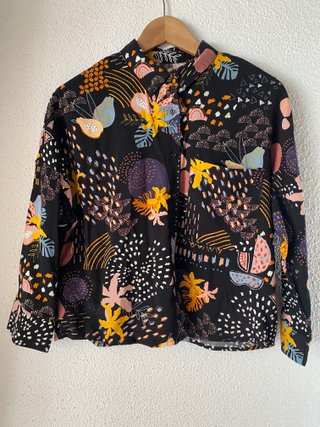 Camisa estampada multicolor