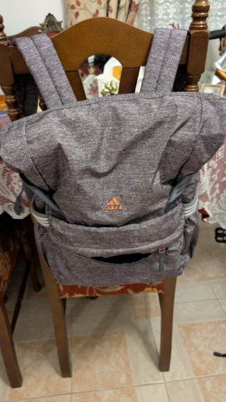 Mochila Adidas Gris Jaspeada