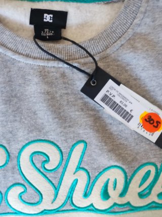 Sudadera DC Shoes gris talla L