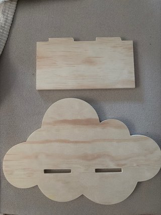 Estantería Nube Infantil Madera