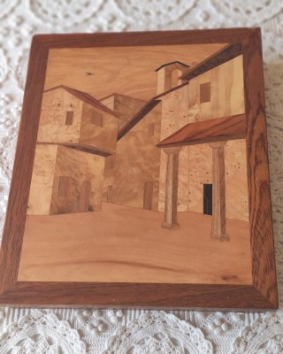 Caja Cuelga Llaves de Madera