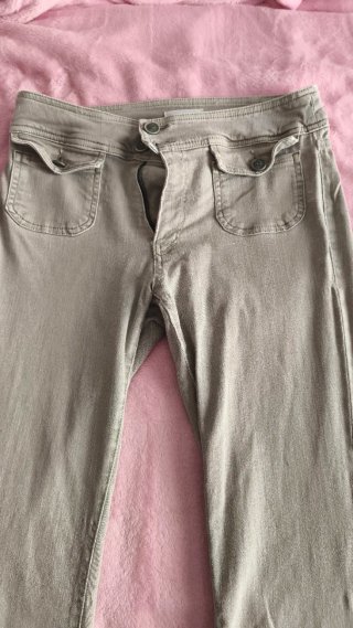 Pantalón Brownie gris claro