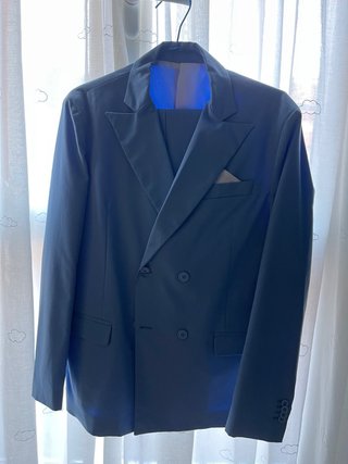 Traje Elegante Azul