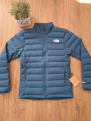 Abrigo de plumas The North Face azul verdoso S