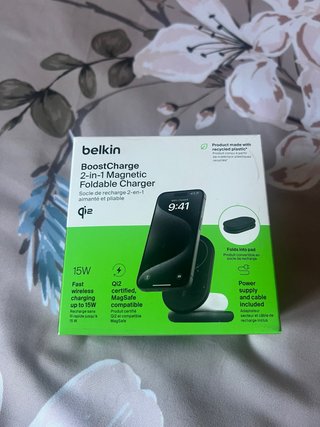 Cargador Inalámbrico Belkin 2 en 1 Magnético
