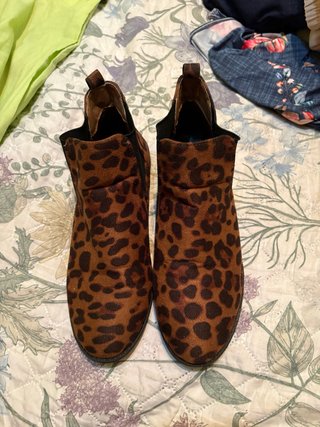 Botines de mujer estampado leopardo
