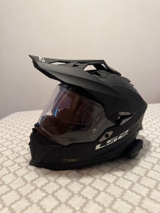 Casco LS2 Explorer Negro Talla S + Cardo