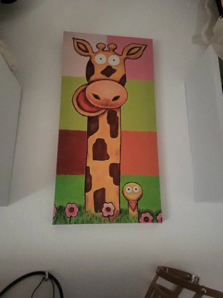 Cuadro Infantil Jirafa