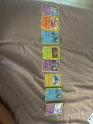 Lote de 7 Cartas Pokémon Fase 1
