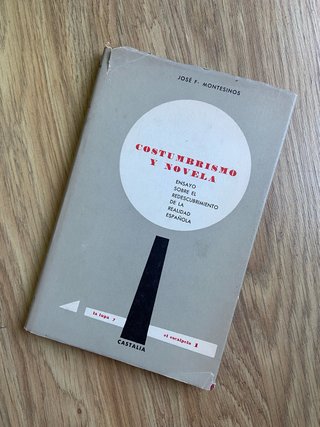 Costumbrismo y novela - José F. Montesinos