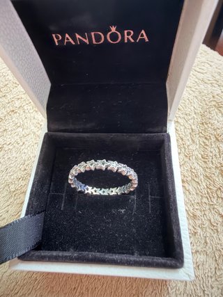 Anillo Pandora Estrellas Plata