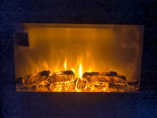Chimenea Eléctrica de Pared.