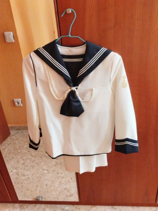 Traje de comunión de marinero, talla 8
