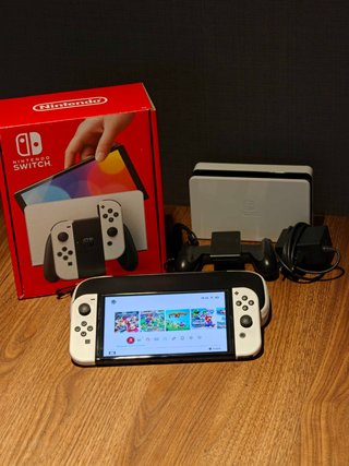 Nintendo Switch OLED Blanca - Completa con caja