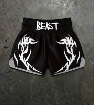 Pantalones Boxeo MMA BEAST Negros