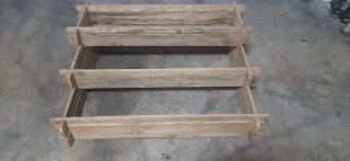 Huerto Urbano en Escalera de Madera