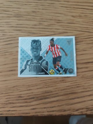 Carta Fútbol Nico Williams Extra Sticker