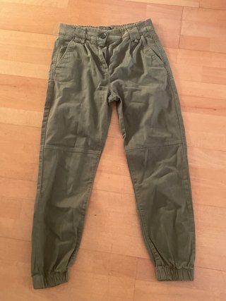 Pantalón cargo mujer verde oliva
