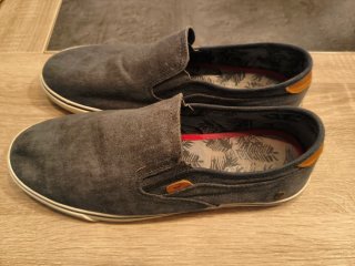 Zapatillas Deportivas Sin Cordones Azules