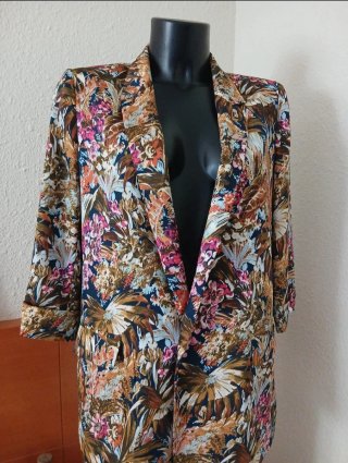 Blazer Zara Estampado Floral