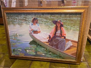 Dipinto Alexander Averin - “in barca”